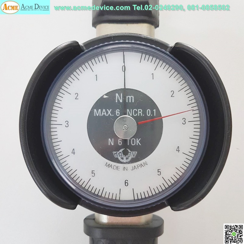 Dial Indicator, Torque Wrench KANON รุ่น N6TOK, MAX. 6 N.M, NCR.0.1
