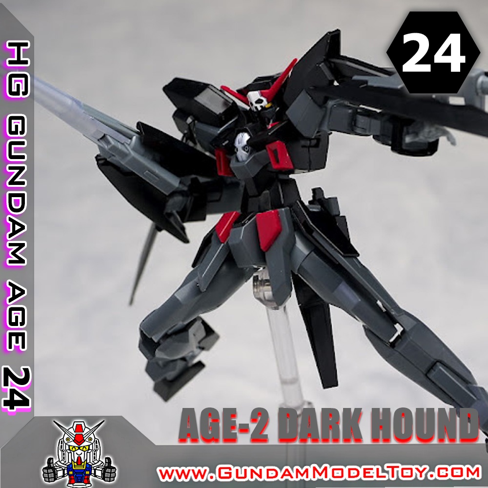 HGAGE 1/144 GUNDAM AGE-2 DARK HOUND กันดั้ม เอจ ทู ดาร์ค ฮาวนด์
