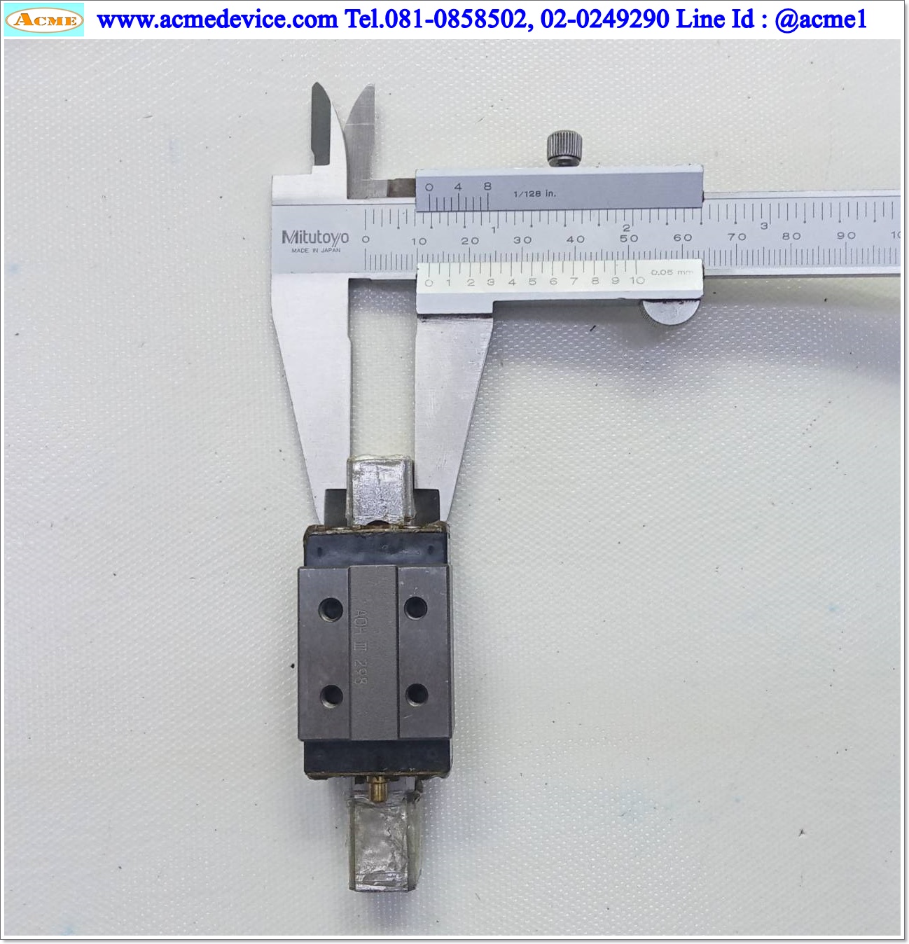 Linear Block and Rail THK รุ่น HSR12RM, รางสไลด์ขนาด 12 mm x 78 mm