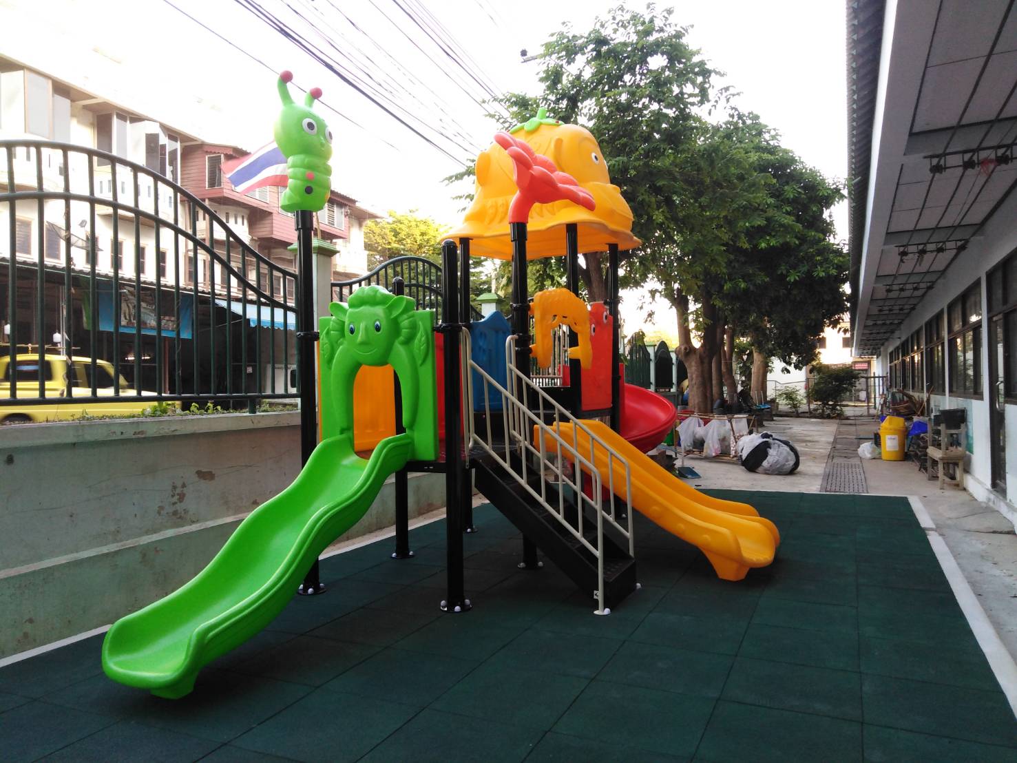 เครื่องเล่นสนาม ชุด มังกี้เฟรนลี่ เครื่องเล่นเสริมพัฒนาการ