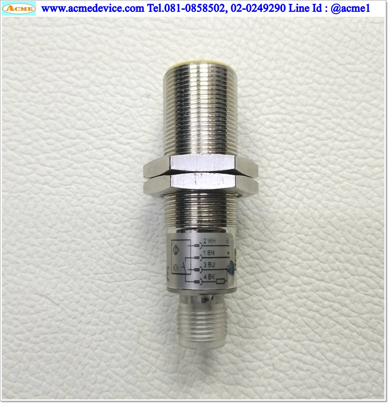 Ultrasonic Turck รุ่น RUN20-M18K-AP8X-H1141, ระยะ 3 - 20 cm., M18, PNP, NO