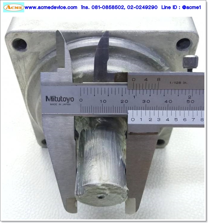 Gear Head Nidec Shimpo รุ่น VRSF-PB-45D-200, Ratio 45:1, เพลาเข้า 14mm, ออก 24mm (for 200w, 400w)