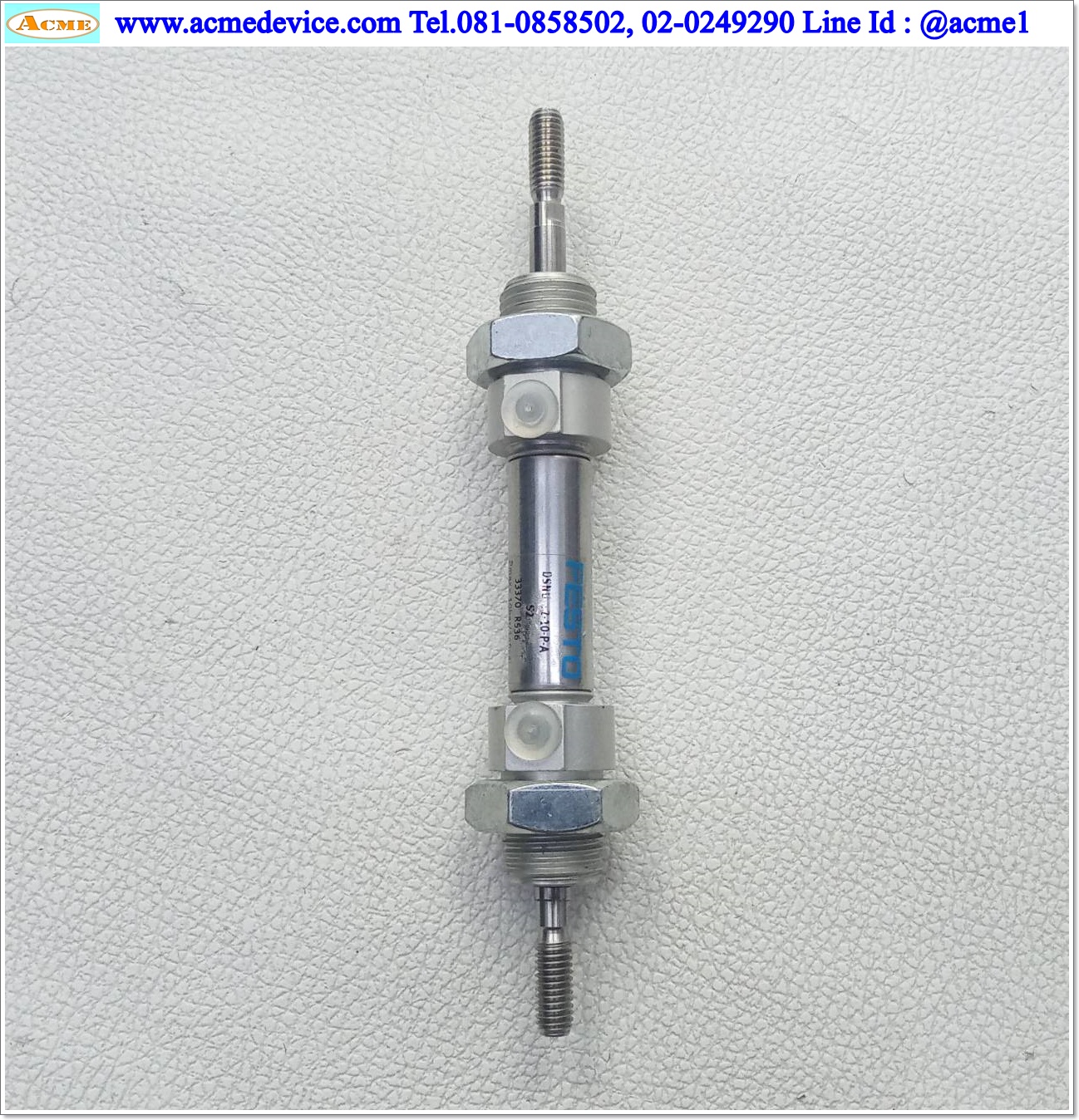 Air Cylinder Festo รุ่น DSNU-12-10-P-A-S2, Bore 12 mm., Stroke 10 mm.