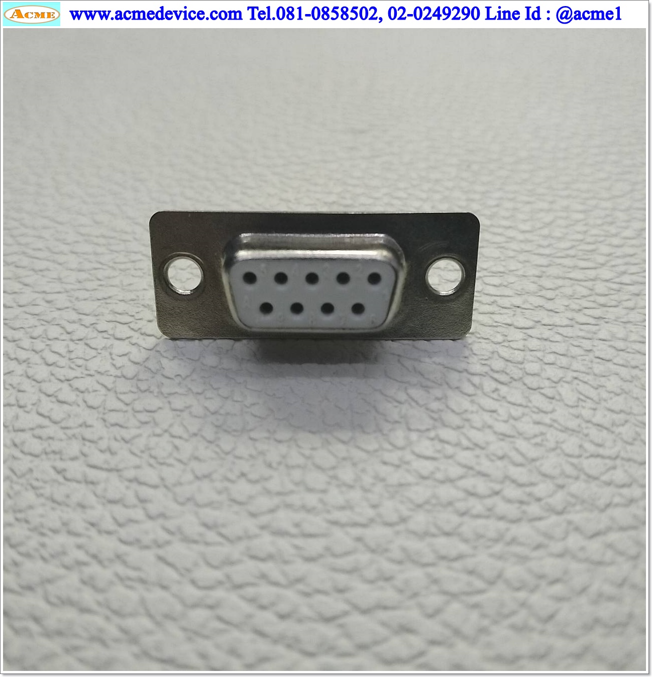 D-SUB รุ่น DB9 (ตัวเมีย-ทอง)