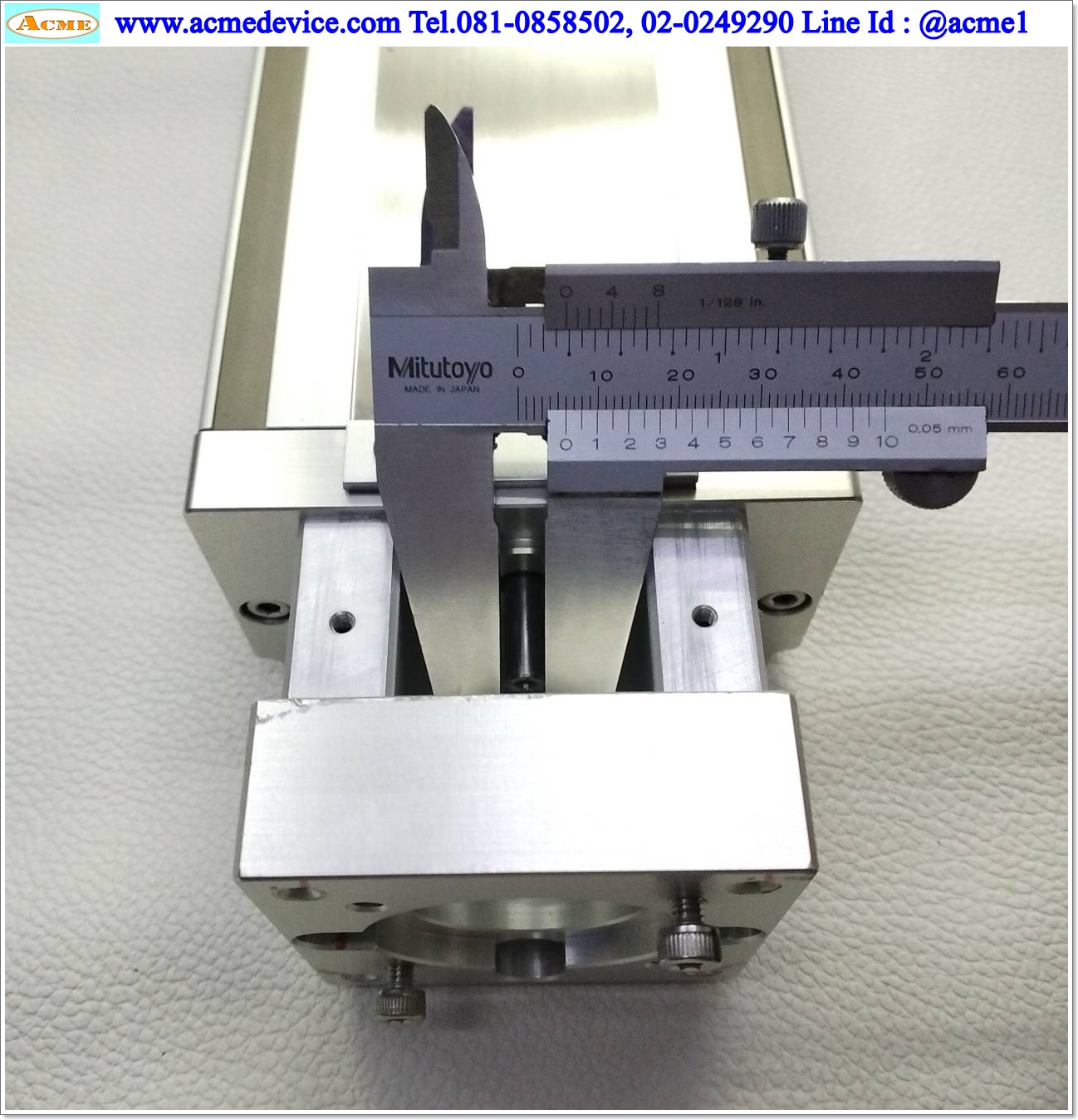 แกนสำเร็จรูป Ball Screw IAI รุ่น ISPDBCR-S-16-60-200-AQ-SCB010-MPG100-GPA-AMC-2C-EM-RM2-NSE-NW-SP, ขนาด 90 x 570 mm., Stroke 210 mm., Pit 16 mm.