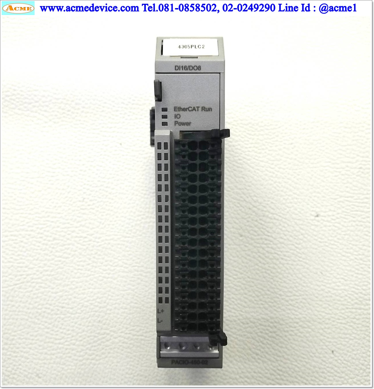 Remote I/O Parker รุ่น PACIO-450-02, DI16/DO8, 24 Vdc