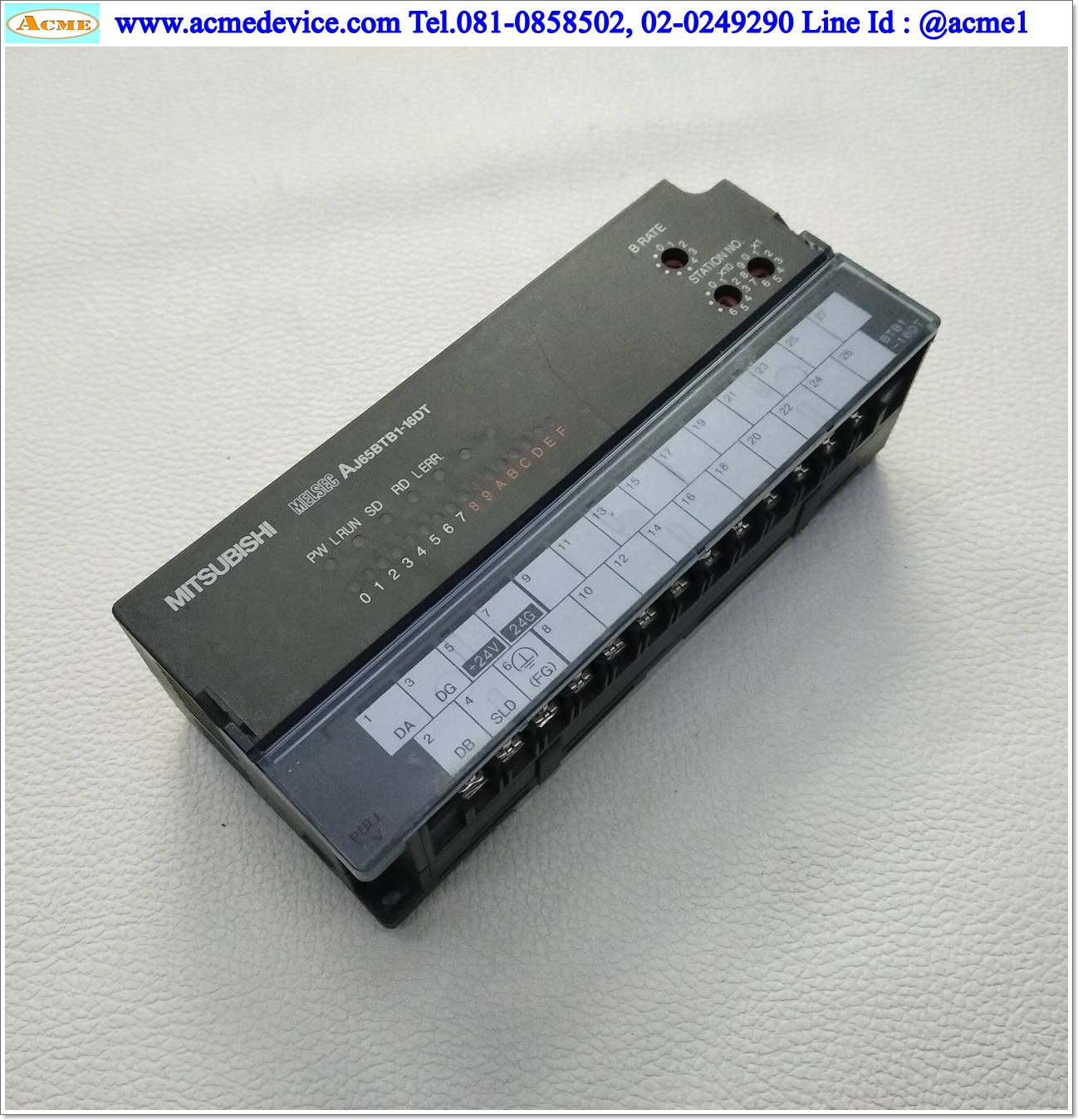 CC-Link Mitsubishi รุ่น AJ65BTB1-16DT, I/O Unit
