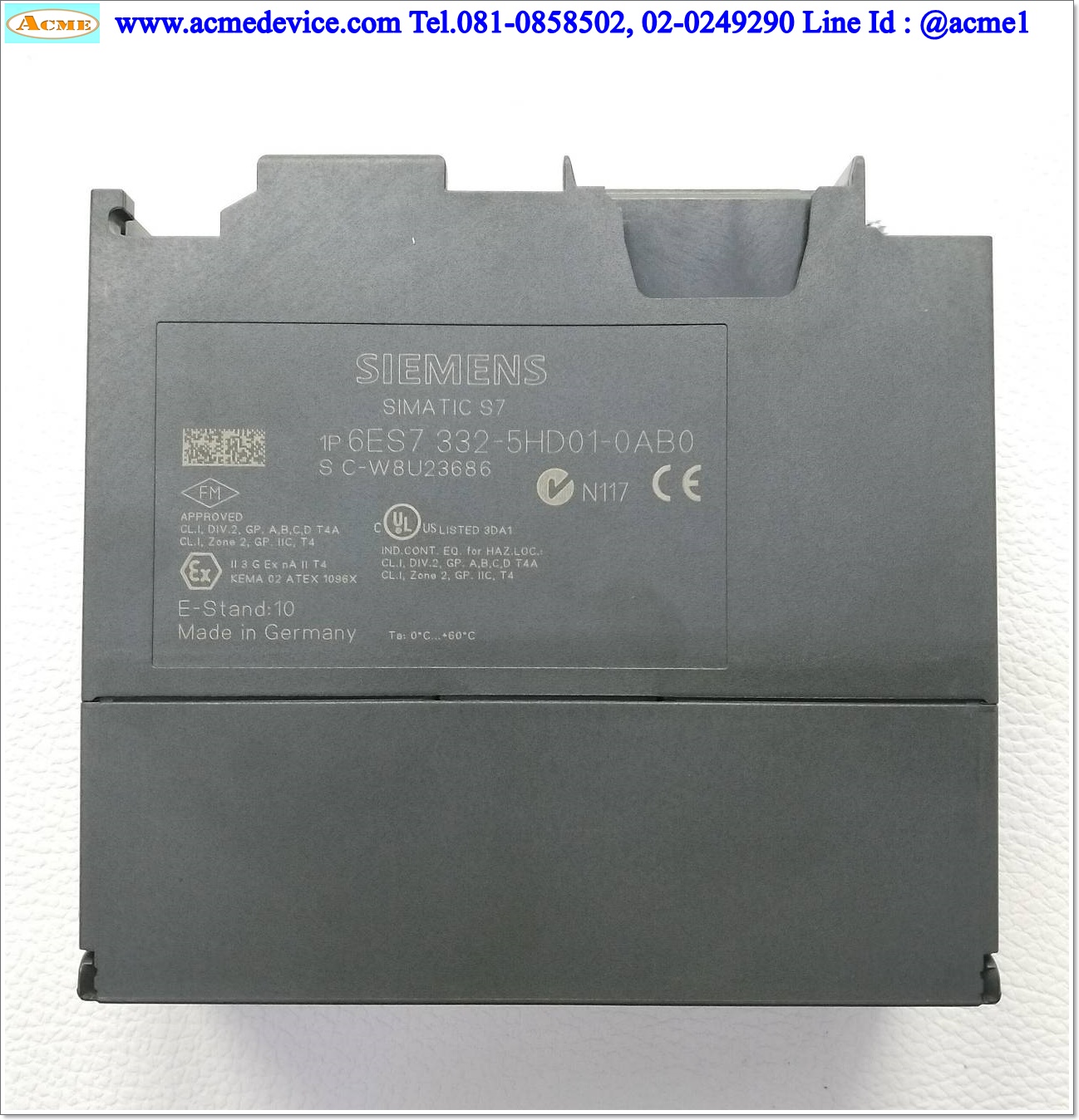 PLC Siemens Simatic รุ่น 6ES7332-5HD01-0AB0, SM 332, Analog Output