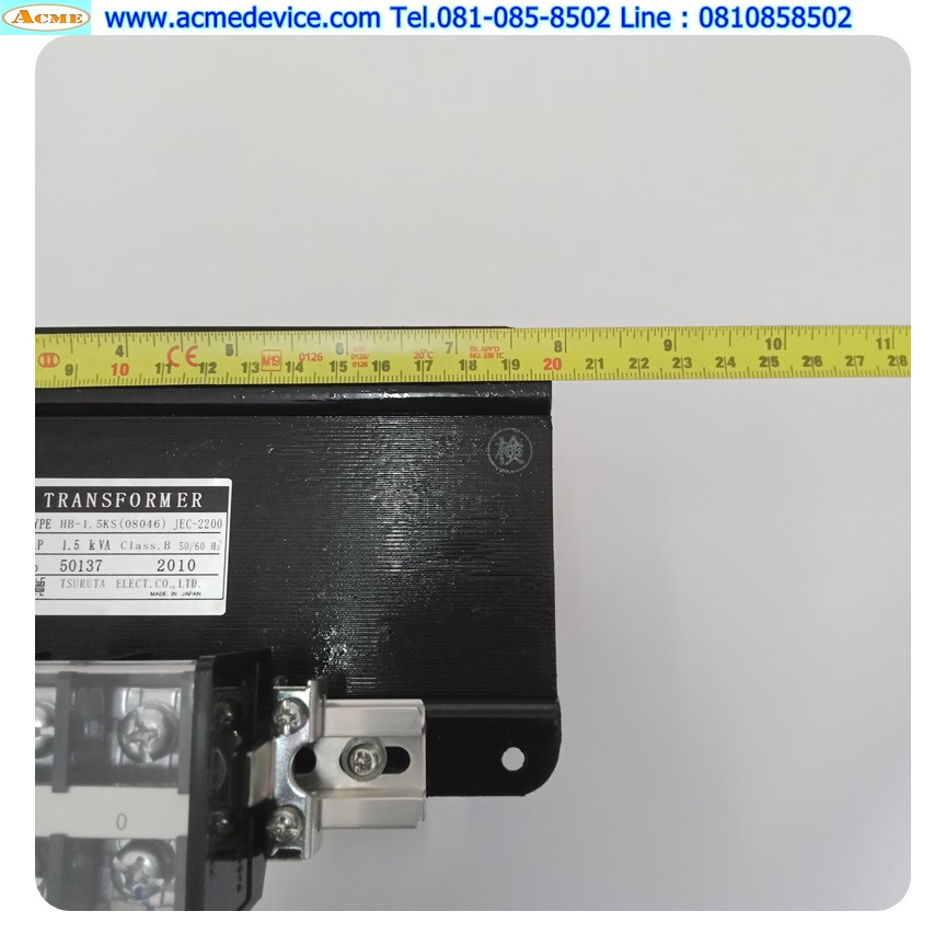 Transformer Tsuruta รุ่น HB-1.5KS (08046), In 380, Out 25Vac, 1.5kVA + RES-407 + PEX-W3