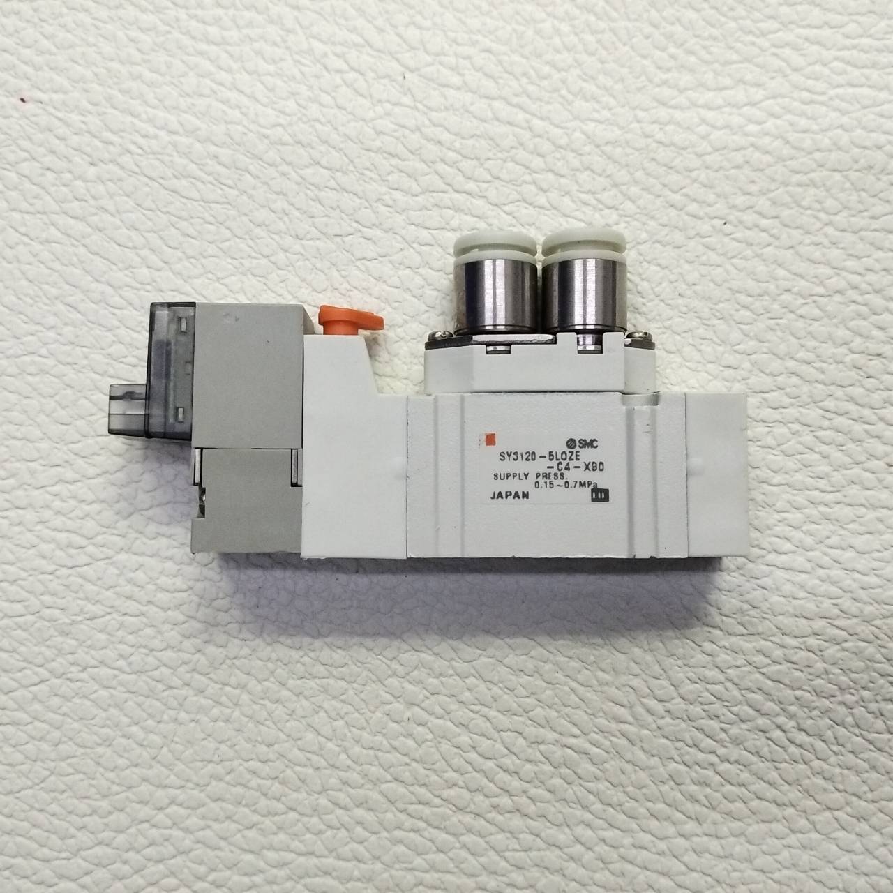 Solenoid Valve SMC รุ่น SY3120-5LOZE-C4-X90, 5/2, 2-Position single, Coil 24Vdc