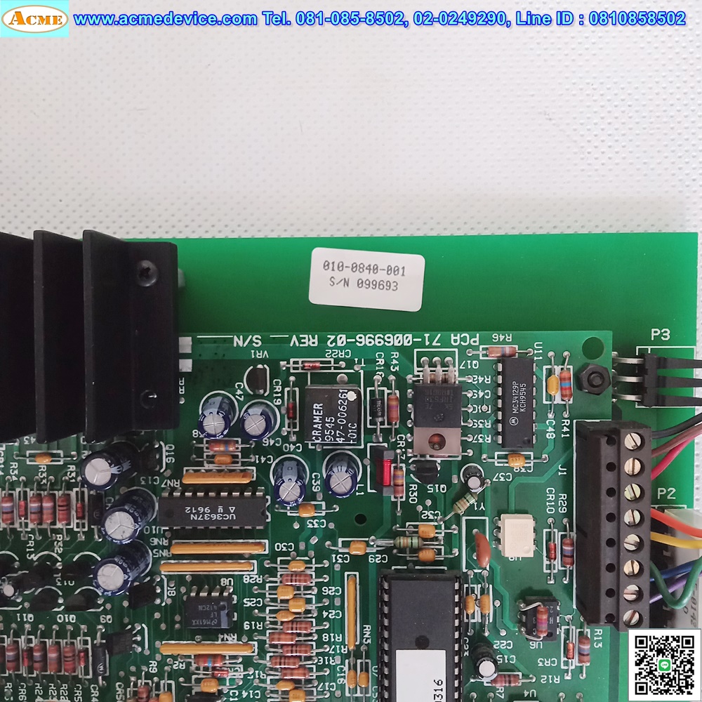 Stepping Driver Board, 010-0840-001, PCA 71-006996-02 REV.