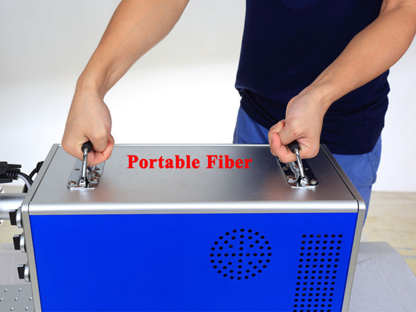 ไฟเบอร์ออฟติกส์เลเซอร์มาคกิ้งและแกะสลัก ขนาดพกพา S004 30W 150x150 mm