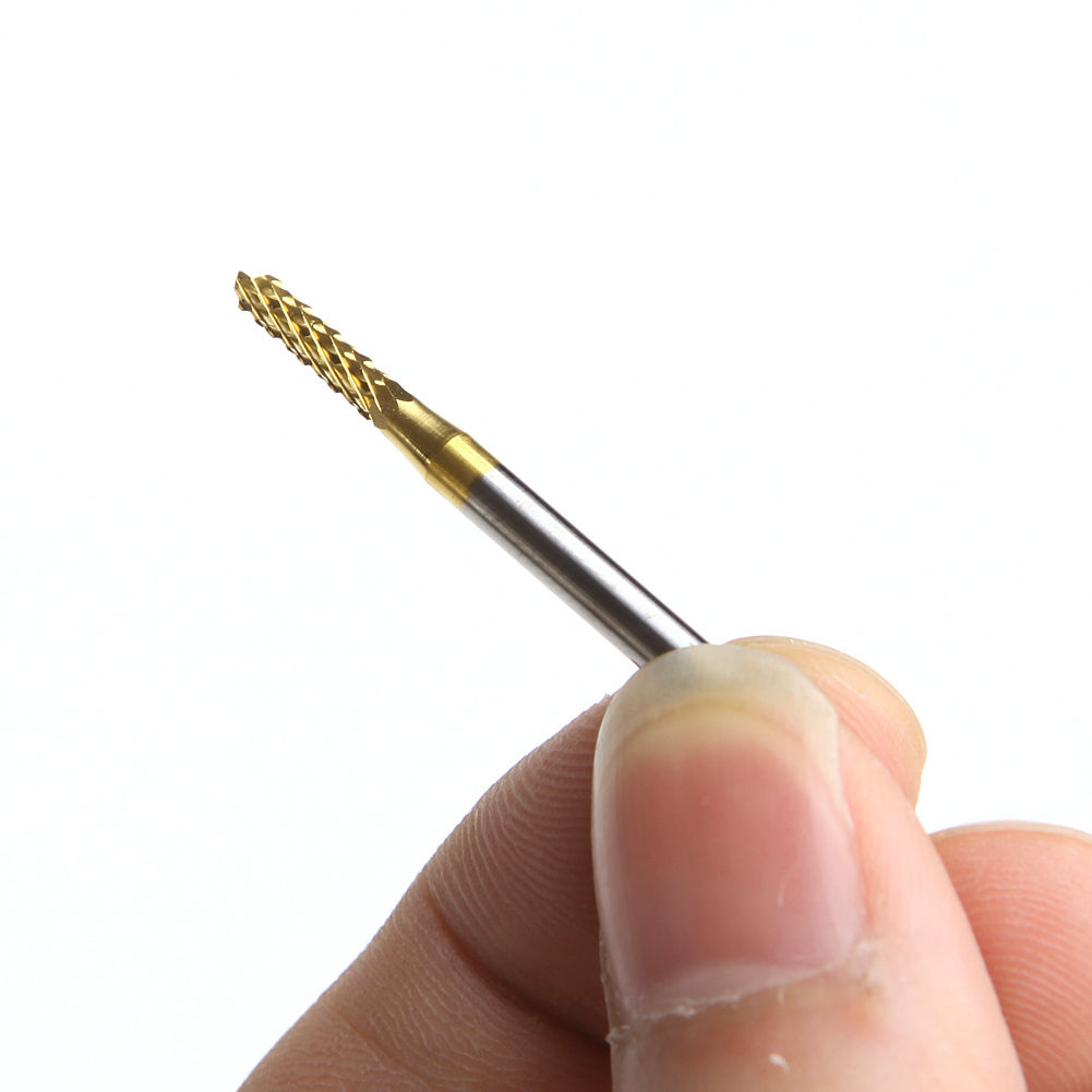 ชุดดอกกัด TITANIUM COAT ขนาด 0.8-3.0 mm CNC PCB mill 10 ดอก