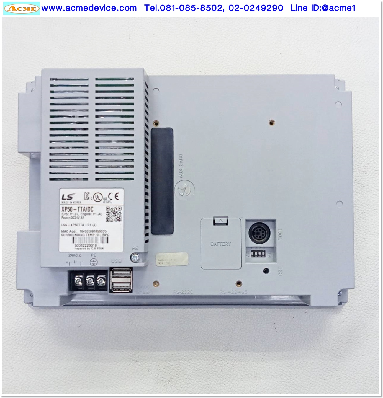 HMI Touch Screen LS รุ่น XP50-TTA/DC, 8.5", 24Vdc (จอสี)