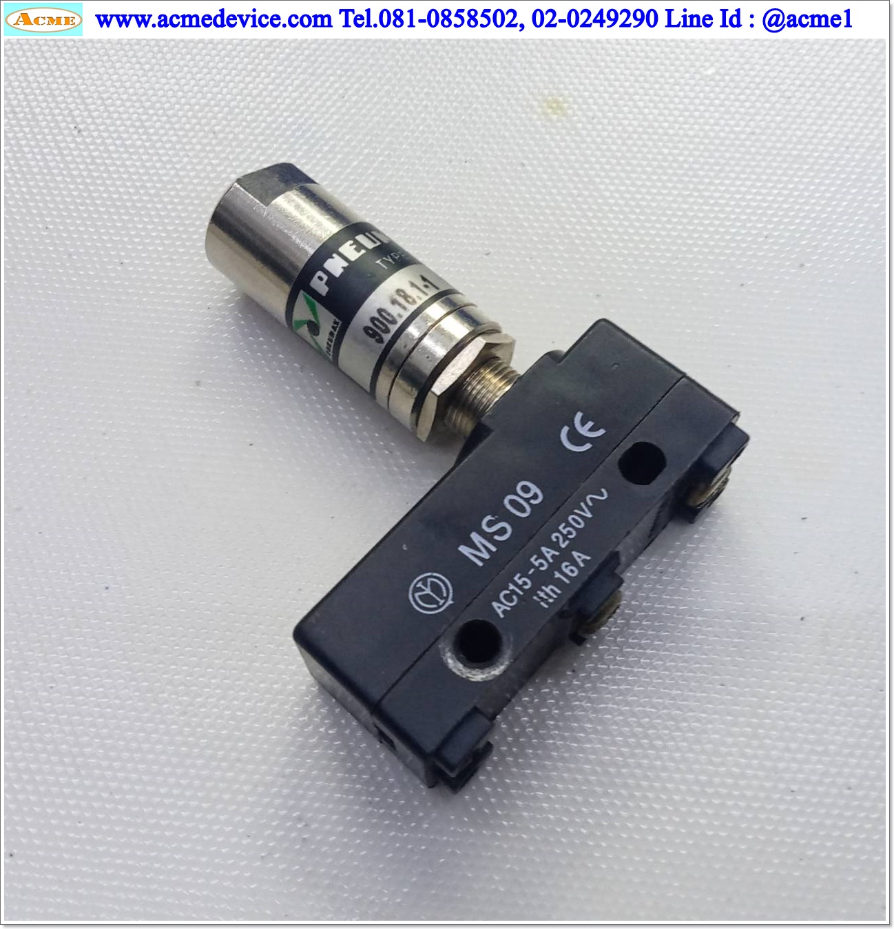 Pressure Pneumax รุ่น 900.18.1-1, 0.5 to 1 bar, 1/8