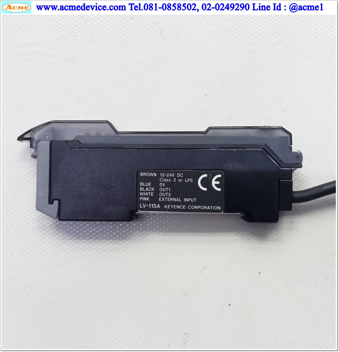 Laser Amp Keyence รุ่น LV-11SA, NPN