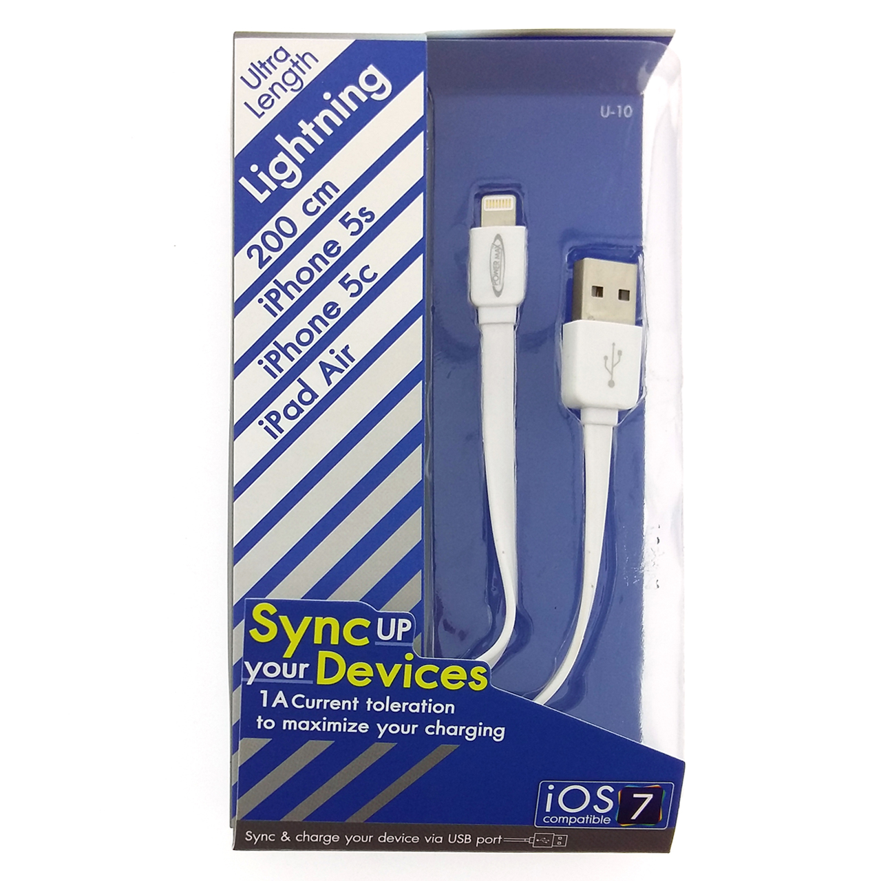 สายชาร์จ ซัมซุง Android Powermax แท้ Micro USB (สีขาว) 200ซม.