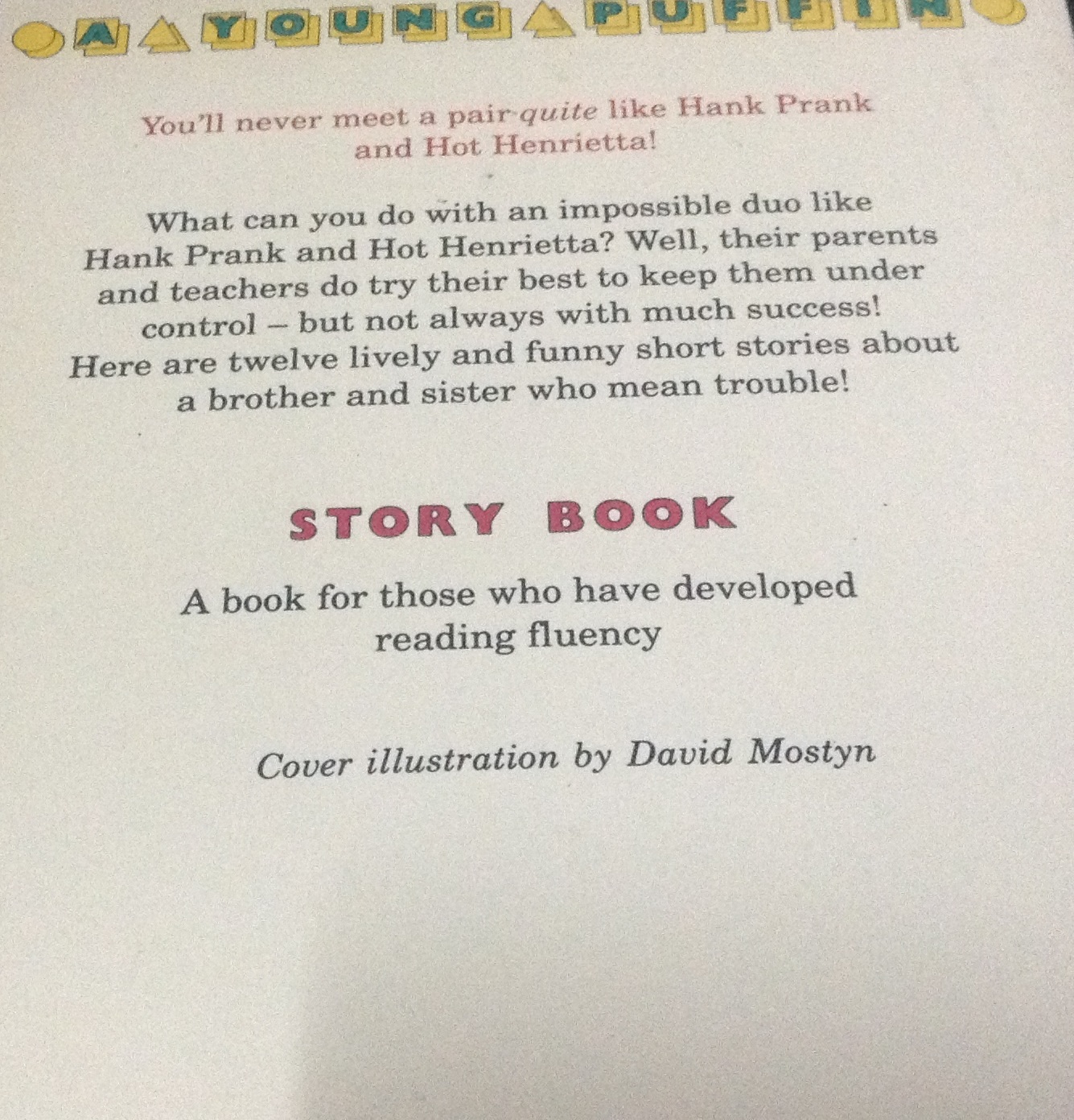 Hank Prank and Hot Henrietta by Jules Older ราคา 80