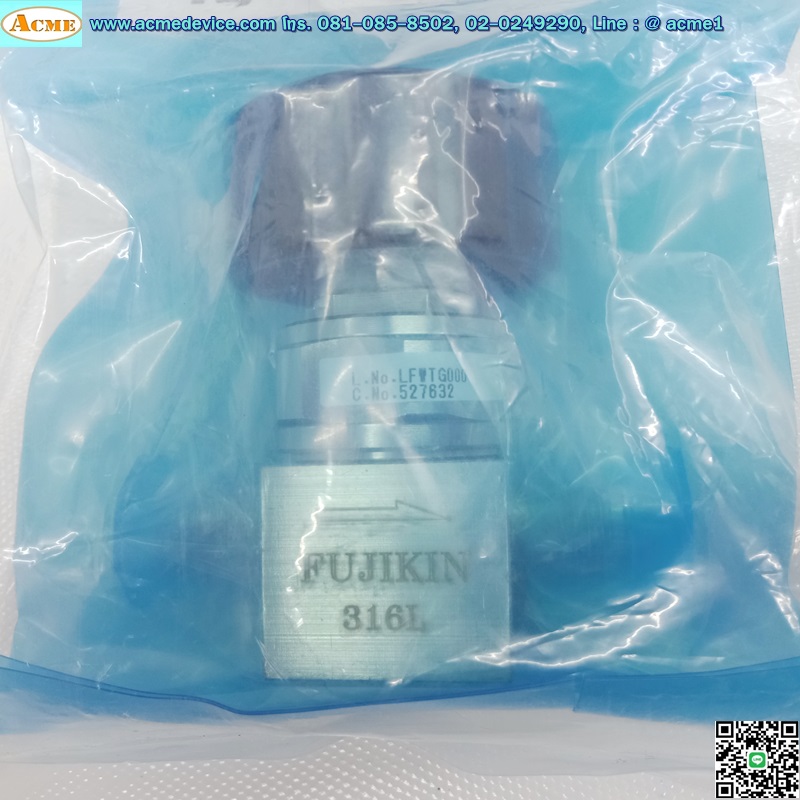 Bellows Valve Fujikin รุ่น L-FWTG-000, 0.4-0.6Mpa