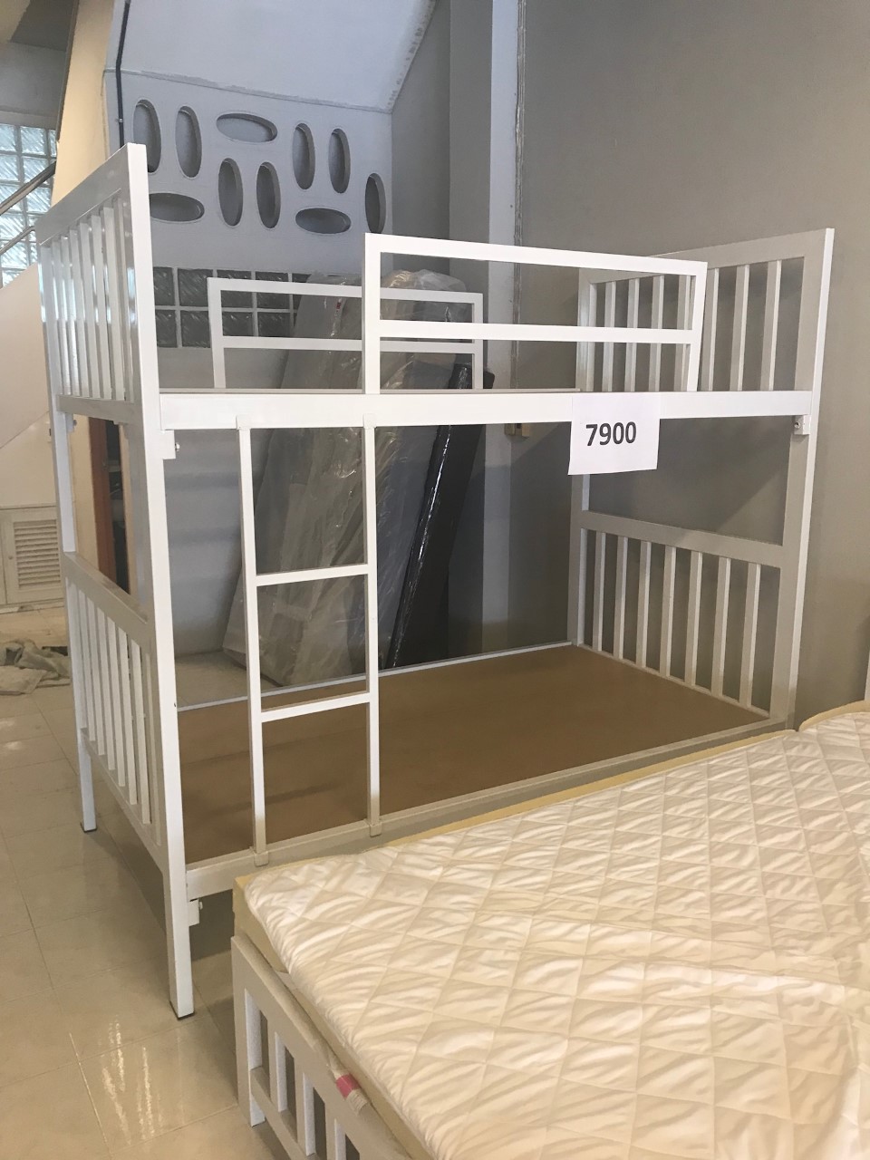 เตียงเหล็ก 2 ชั้น เหล็กหนา 3'' มีทั้งขนาด 3 ฟุต หรือ 3.5 ฟุต