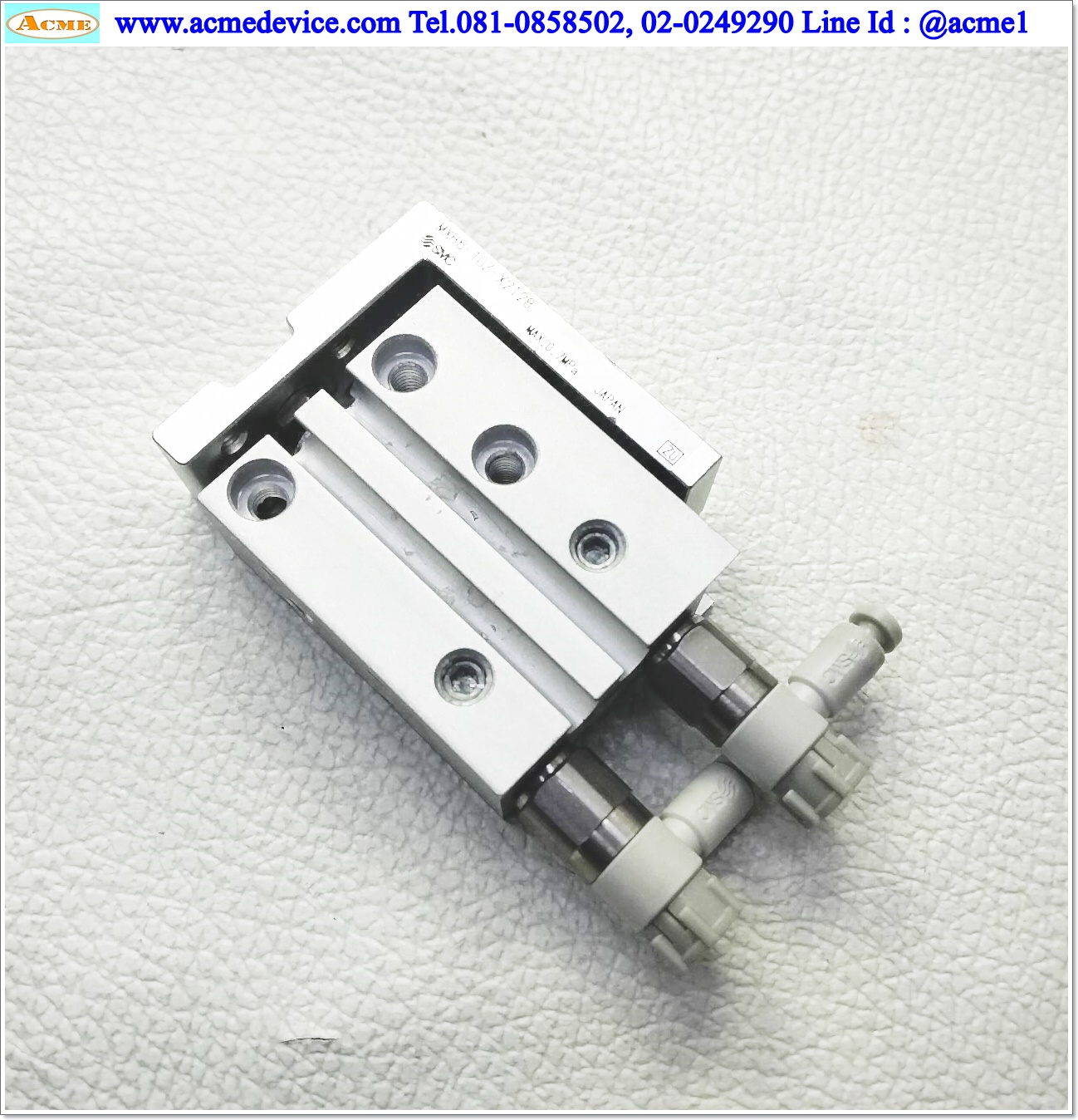 Air Cylinder SMC รุ่น MXH6-10Z, Bore 6 mm., Stroke 10 mm.