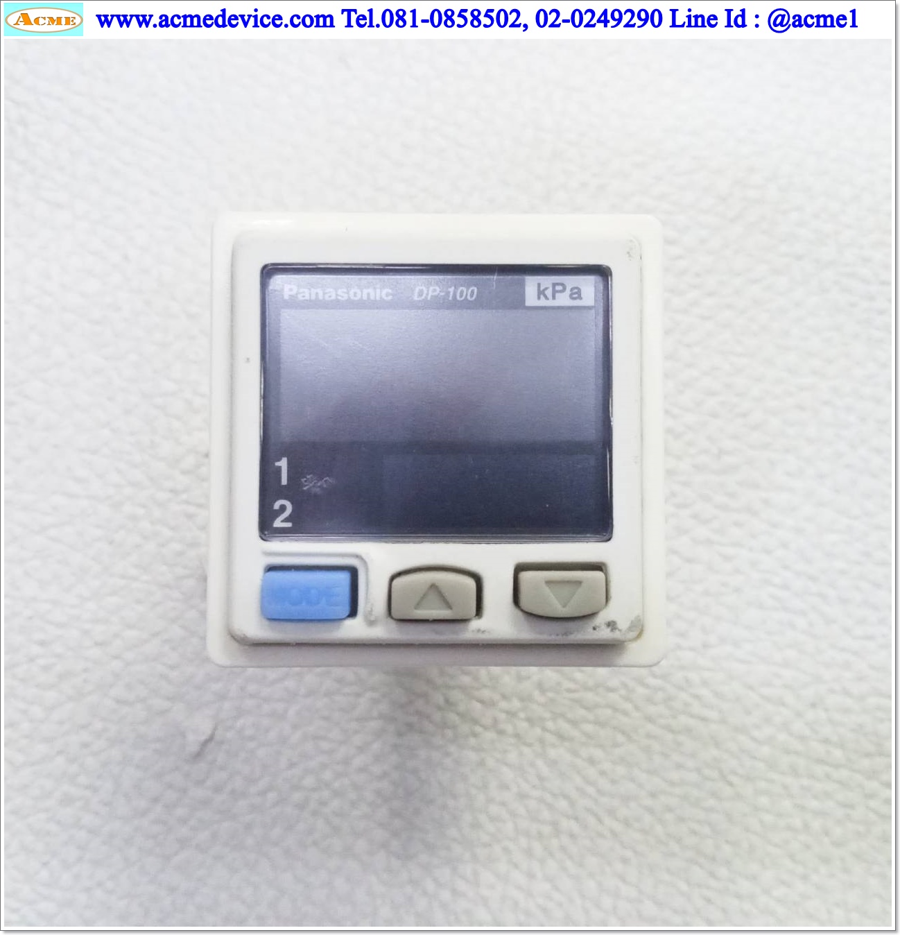 Vacuum/Pressure SUNX รุ่น DP-101, −100 to 100kPa, 24V, NPN (ไม่มีสาย)