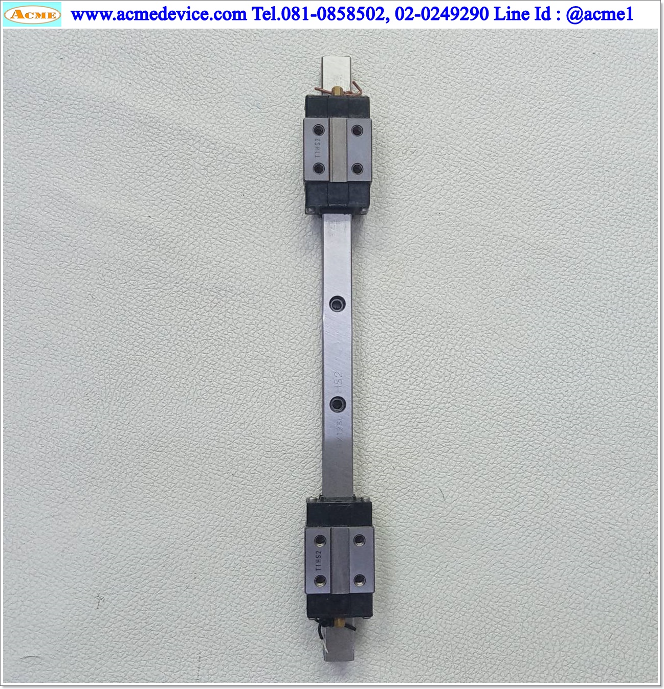 Linear Block and Rail IKO รุ่น LRXD12SL, รางสไลด์ขนาด 12 mm x 240 mm. (2 Block) (ขาว)