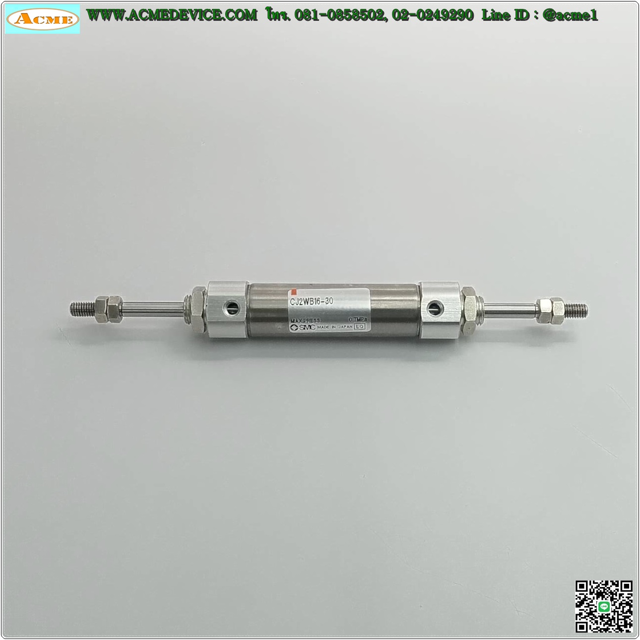 Air Cylinder SMC รุ่น CJ2WB16-30, Bore 16 mm, Stroke 30 mm