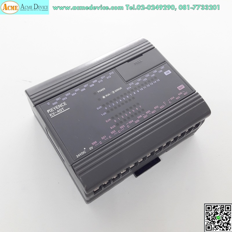 PLC Keyence รุ่น KV-40T, 24VDC