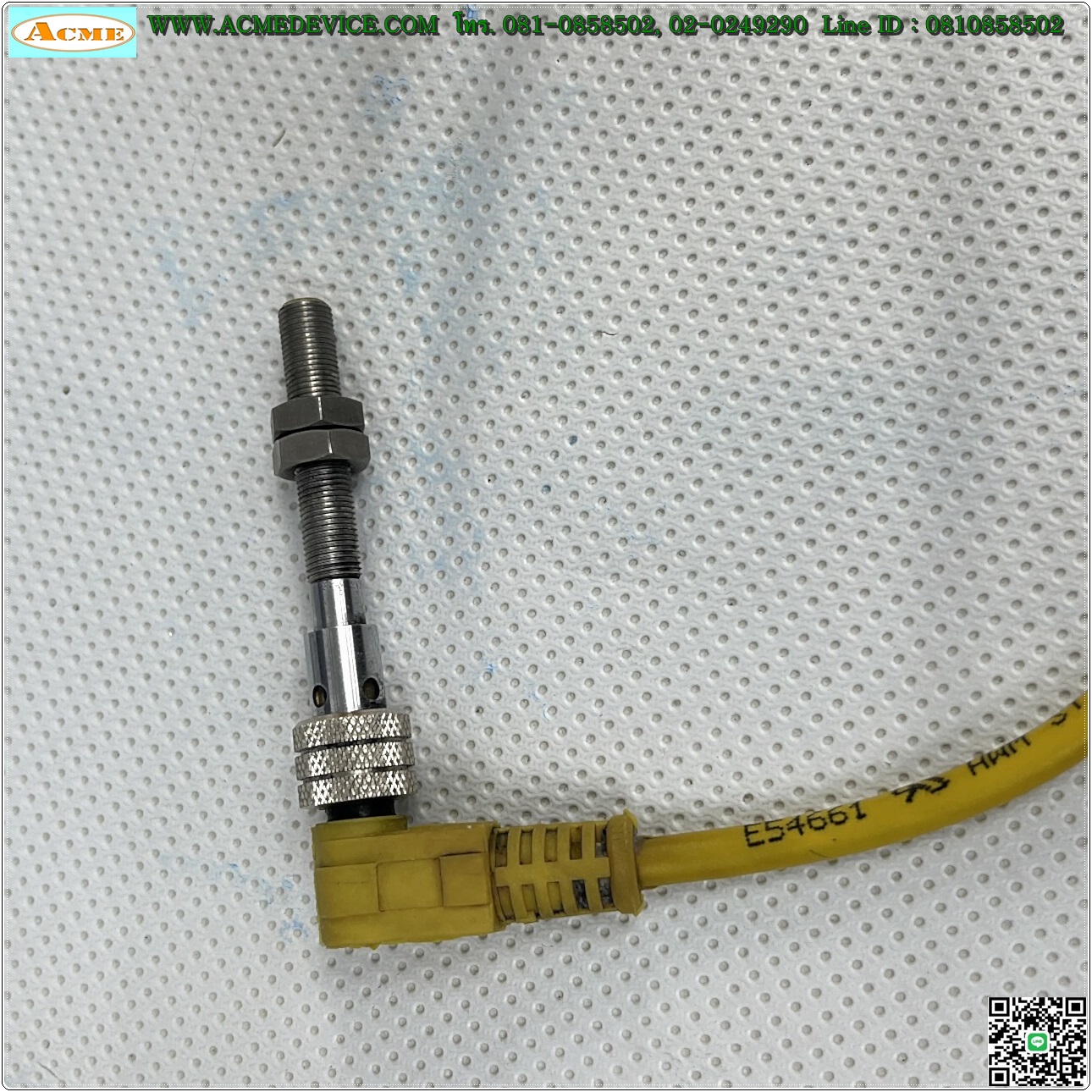 Proximity Turck รุ่น BI1-EG05-AP6X-V1331, M5, ระยะ 1mm, 3wire, PNP, NO, Unshielded, Inductive