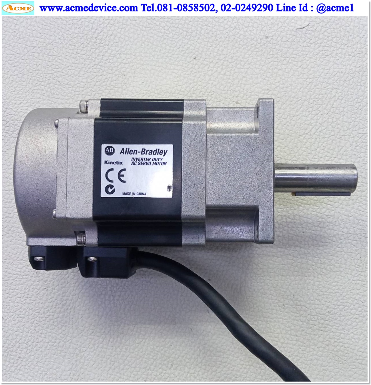 Servo Motor Allen-Bradley รุ่น TLY-A220T-HJ62AN, 0.38KW, 6000 RPM,