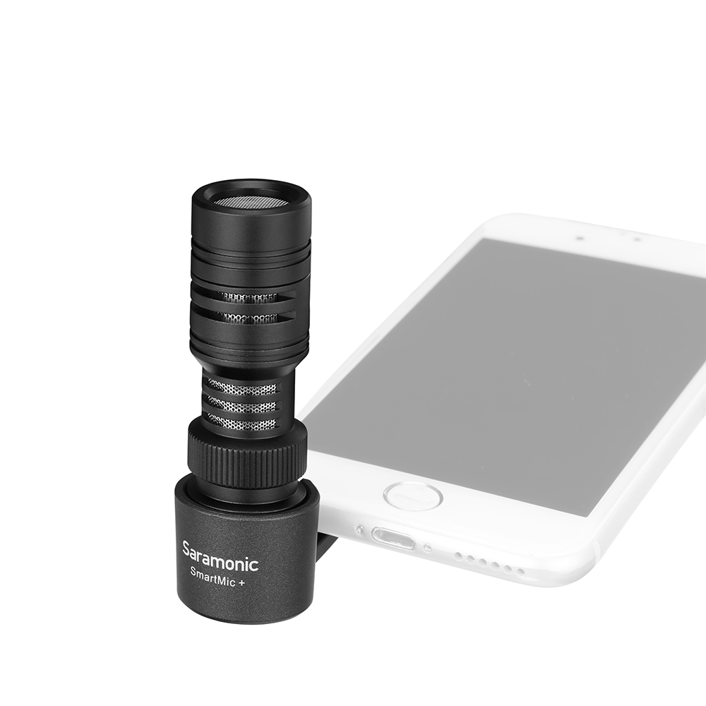 Saramonic New SmartMic+ Professional TRRS Condenser Microphone for iPhone, iPad, iPod Touch & Mac รับประกันศูนย์ไทย 1 ปี