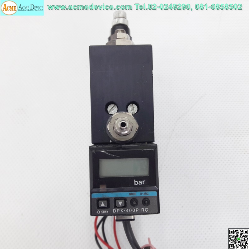 Pressure SUNX รุ่น DPX-400P-RG, 0 - 76cmHg, PNP (101.3kPa)