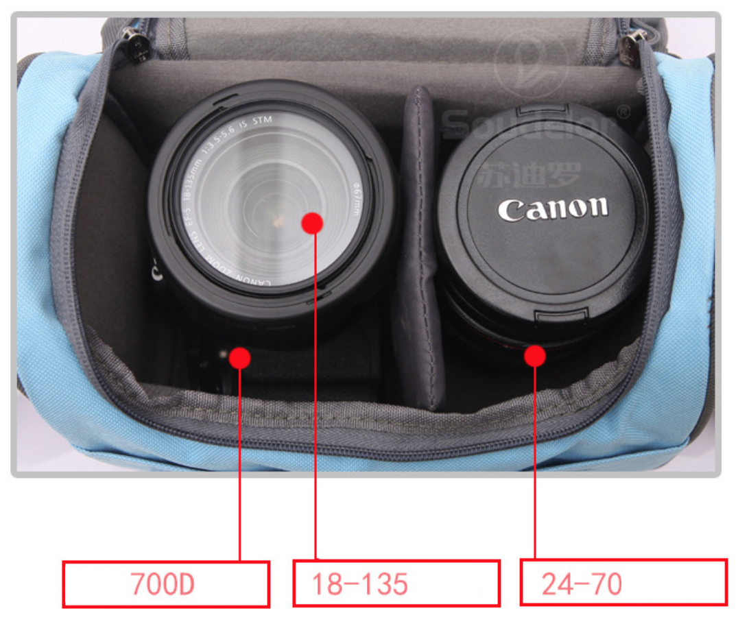 กระเป๋ากล้องยี่ห้อ Soudelor รุ่น D1105 สำหรับกล้องมิลเลอเลส DSLR ทุกรุ่น