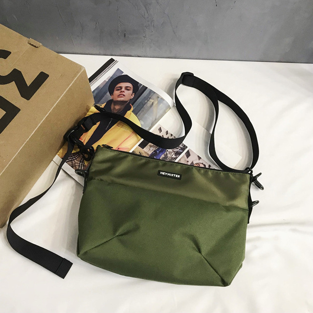 กระเป๋าสะพายข้าง แมสเซนเจอร์ popmelo hma | HMA002 green