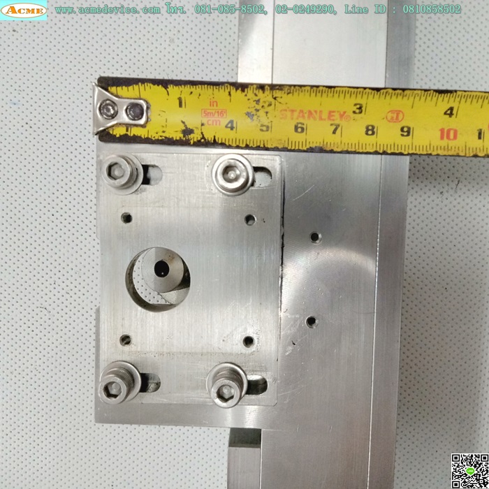 Conveyor ขนาด 40 mm. x 300 mm. x 90 mm., ร่อง 7.5 mm., หน้าแปลน 70 mm.