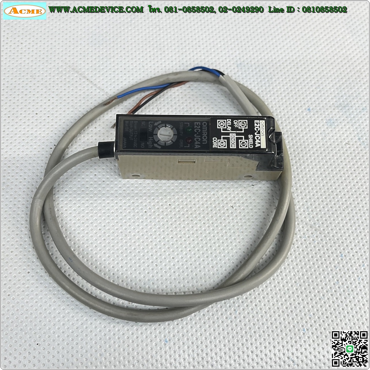 Proximity Amp Omron รุ่น E2C-JC4A, 3wire, NPN, NO