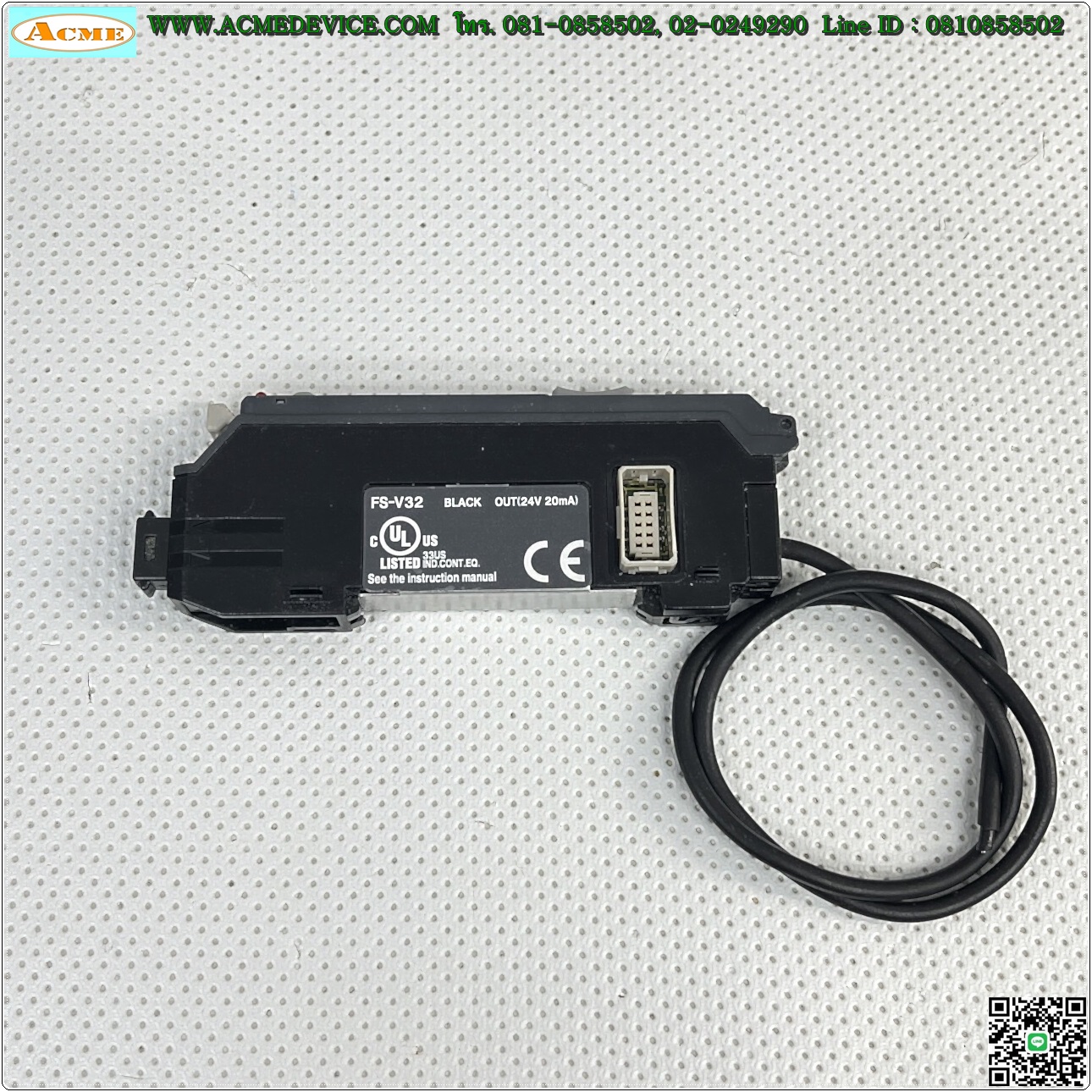 Fiber Amp Keyence รุ่น FS-V32 (ไม่มีฝา)
