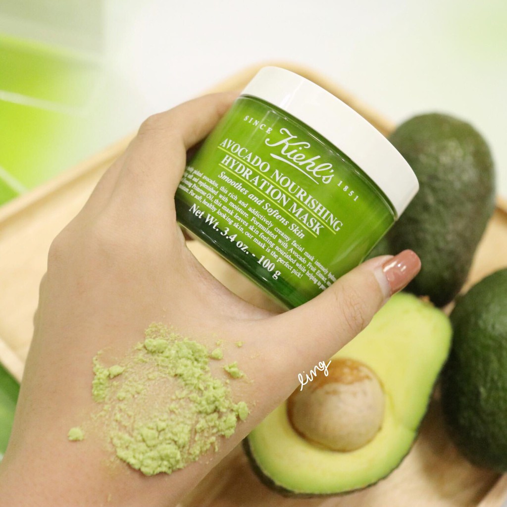 มาส์กหน้าคีลส์ Kiehl's Avocado Nourishing Hydrating Mask 10g