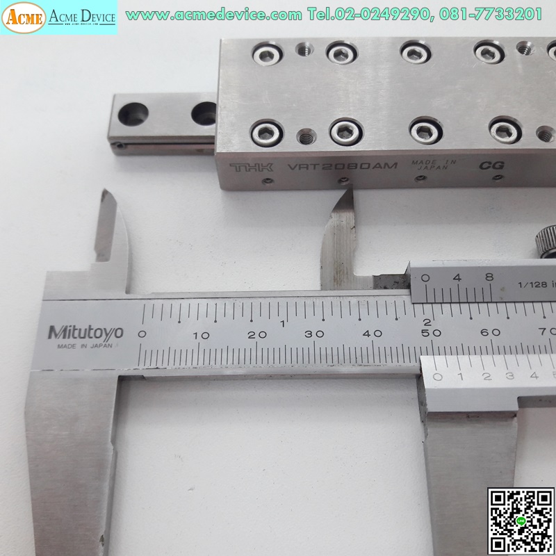 Linear Ball Slide THK รุ่น VRT2080AM, ขนาด 30 mm x 80 mm, Stroke 50 mm
