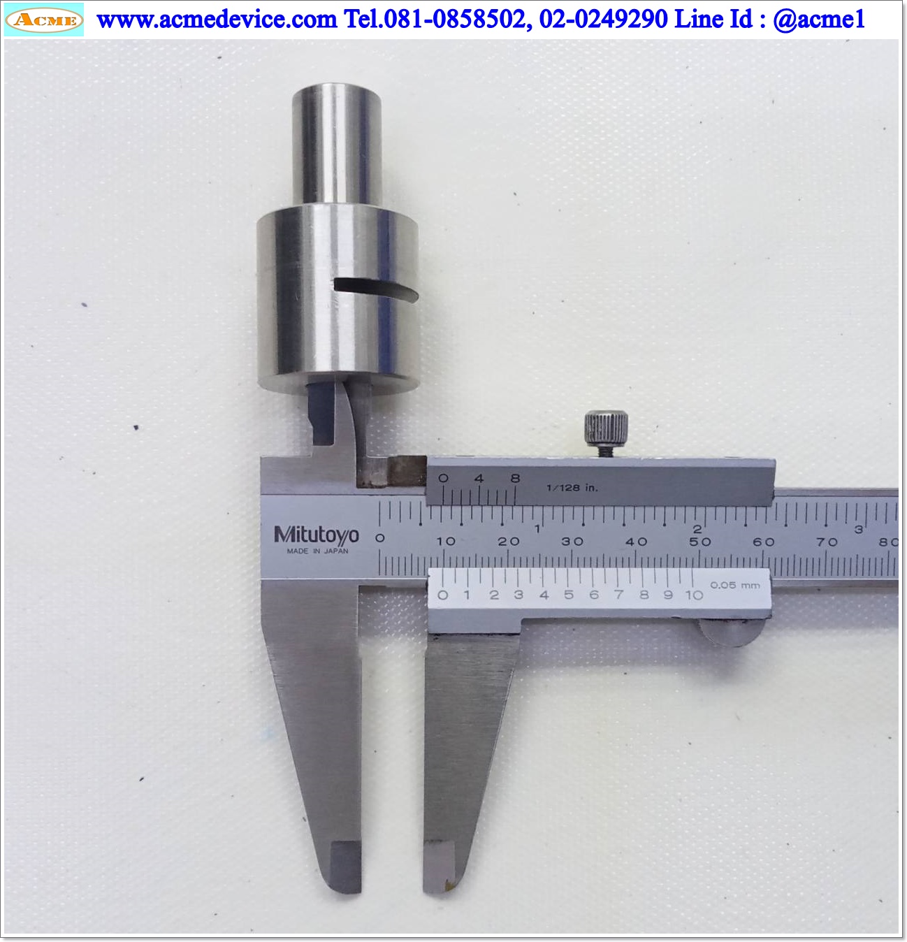 Shaft Connection ขนาด ID 10/14mm, OD 25mm, L 45mm, Stainless