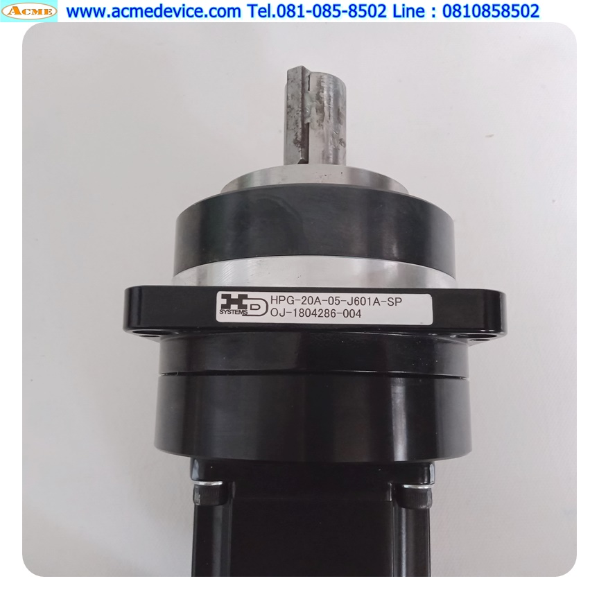 Servo Motor Yaskawa รุ่น SGMAS-02A2AH161, 200w & Gear Head HPG-20A-05-J601A-SP