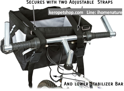 กระเป๋าสุนัข 3 in 1 หิ้ว สะพาย ใส่จักรยานได้ Type 01-2 สีน้ำตาล