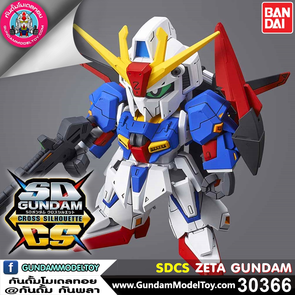 BANDAI SD GUNDAM CROSS SILHOUETTE ZETA GUNDAM โมเดล กันดั้ม กันพลา PS TOYLAND
