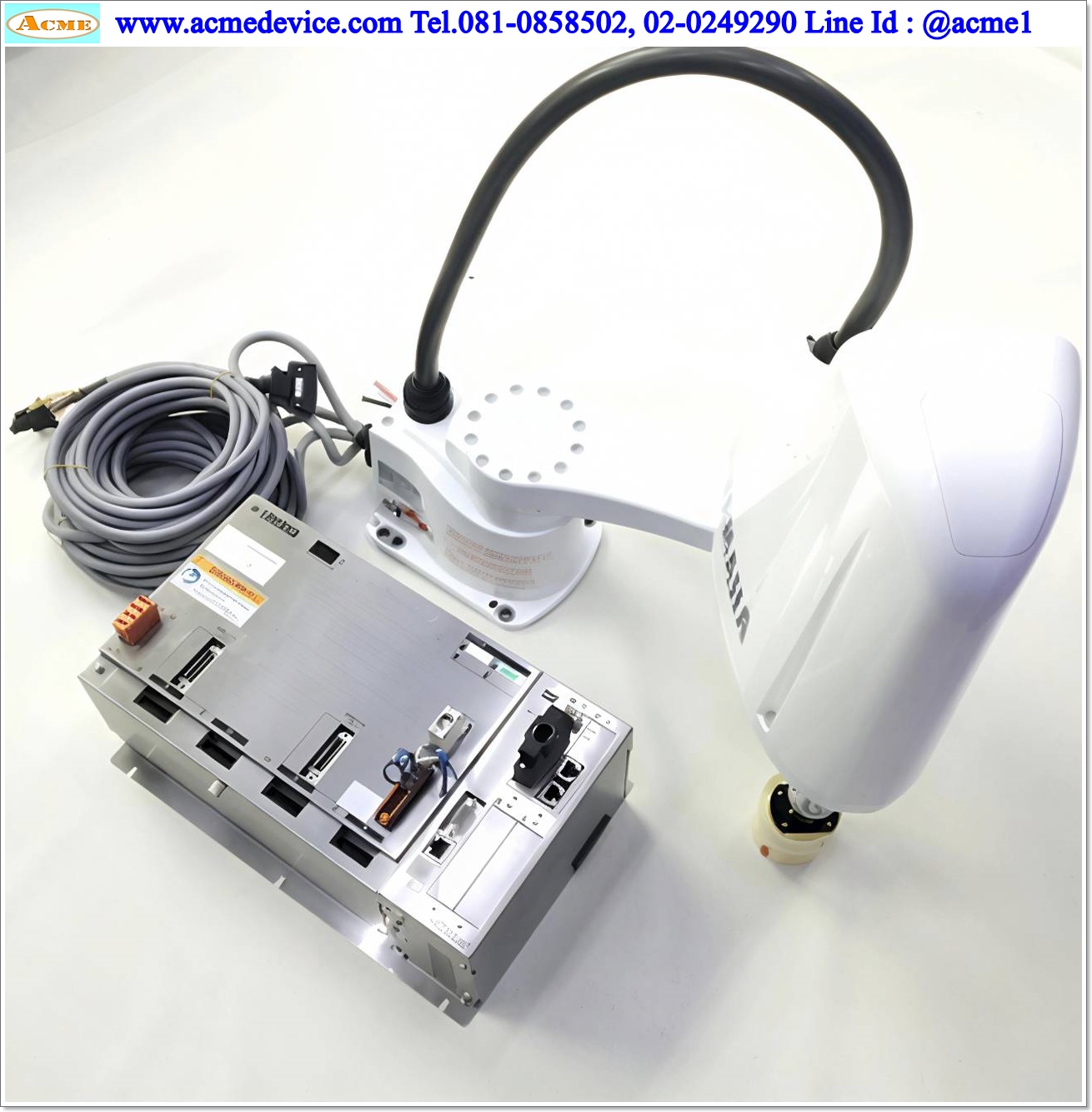 SCARA Robot Yamaha รุ่น YK400XE-4 & Controller RCX340, Arm Length 400 mm., Load 4Kg., 2022