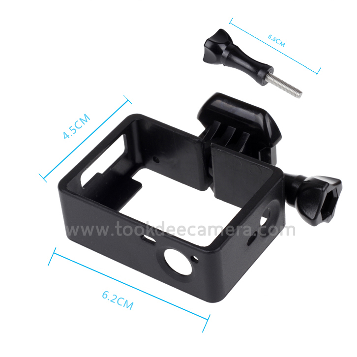 เคสขอบพลาสติกป้องกันการกระแทก สำหรับกล้อง Gopro Hero4,3+ ,3