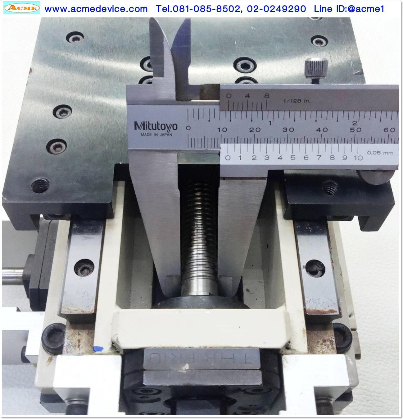 แกนสําเร็จรูป Reed Screw XY ??? รุ่น ???, แกน XY ขนาด 120mm x 185mm, Stroke 50mm, Pit 4mm, แกนโต 12 mm