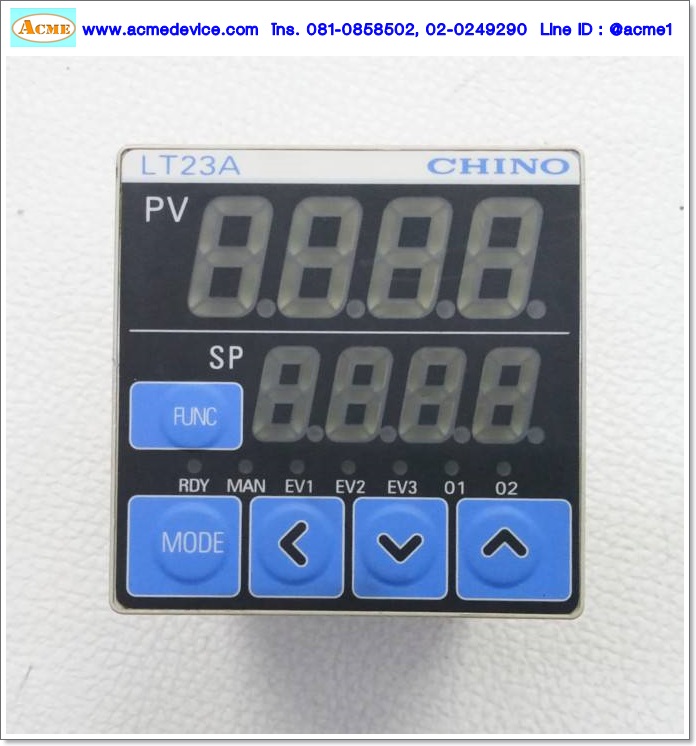 Temperature Controller CHINO รุ่น LT23A, 100-240VAC, Output SSR