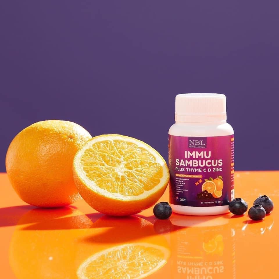 MMU Sambucus plus Thyme C D Zinc สูตรที่ NBL พัฒนามาเพื่อสุขภาพคนยุคใหม่ ผิวสวยสุขภาพดี