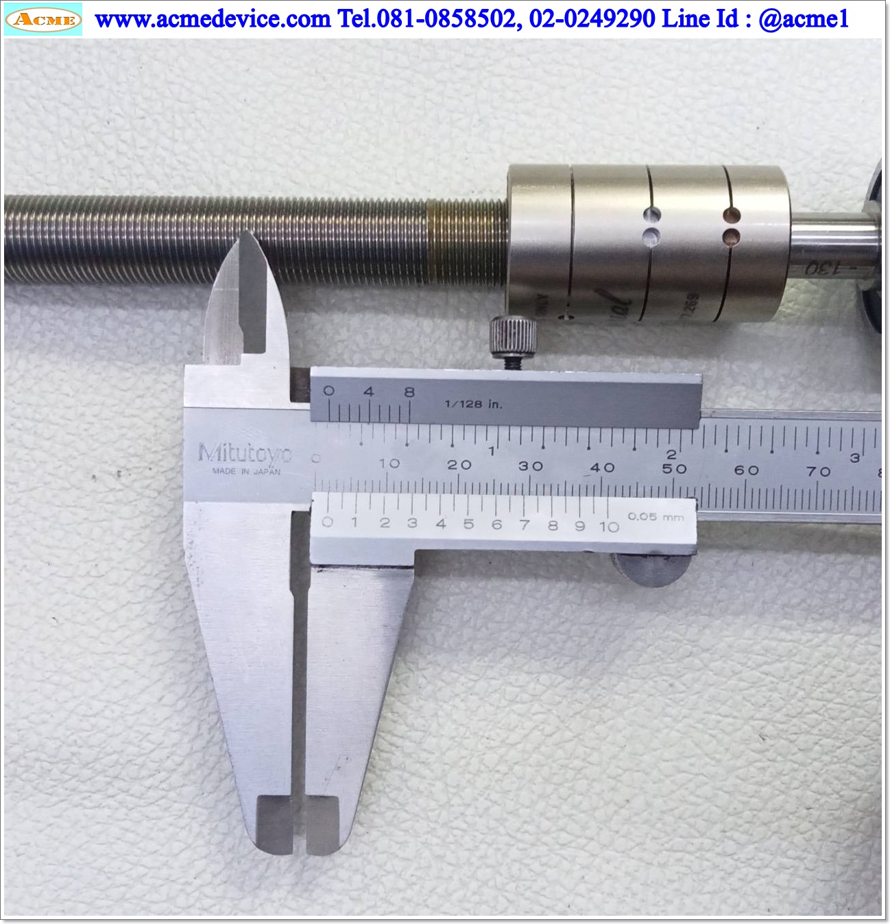 Ball Screw Universal รุ่น 3,977,269, Diameter 1/2", Lead 0.040", Travel 4"